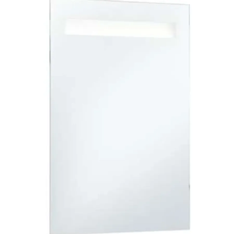 Spiegelkasten-vidaXL - Badkamerspiegel - Zilver - Glas - 60 x 100 cm