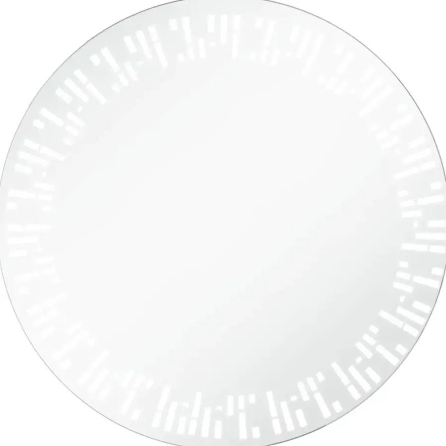 vidaXL - Badkamerspiegel - Zilver - Aluminium - 70 cm