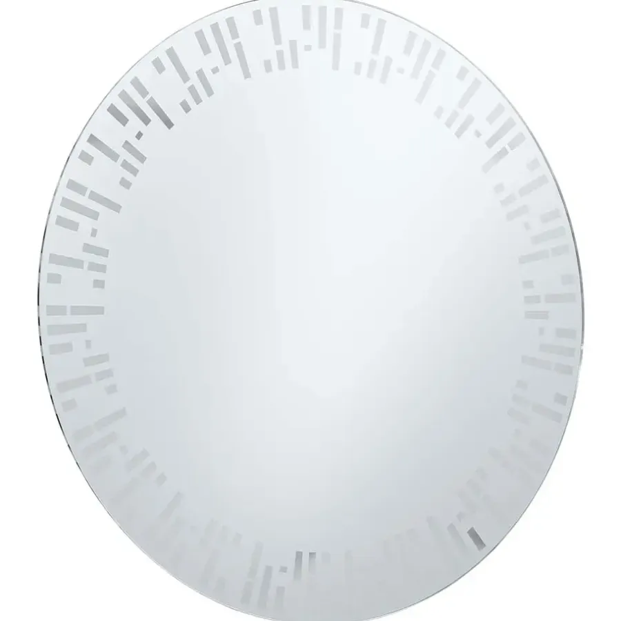 vidaXL - Badkamerspiegel - Zilver - Aluminium - 70 cm