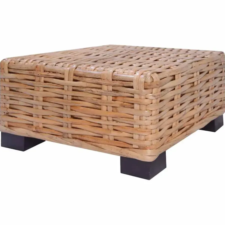 Loungesets-vidaXL - Bankset - Bruin - Rattan