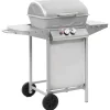 vidaXL - Barbecue - Zilver - Roestvrij staal