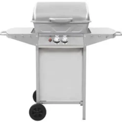 vidaXL - Barbecue - Zilver - Roestvrij staal