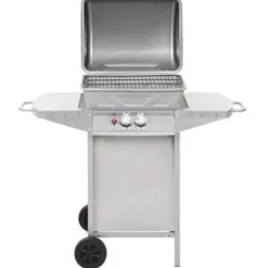 vidaXL - Barbecue - Zilver - Roestvrij staal