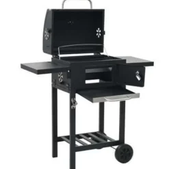 vidaXL - Barbecue - Zwart - Staal