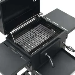 vidaXL - Barbecue - Zwart - Staal