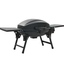 vidaXL - Barbecue - Zwart - Staal
