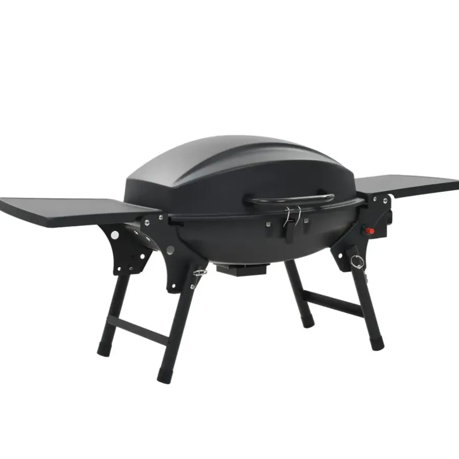vidaXL - Barbecue - Zwart - Staal