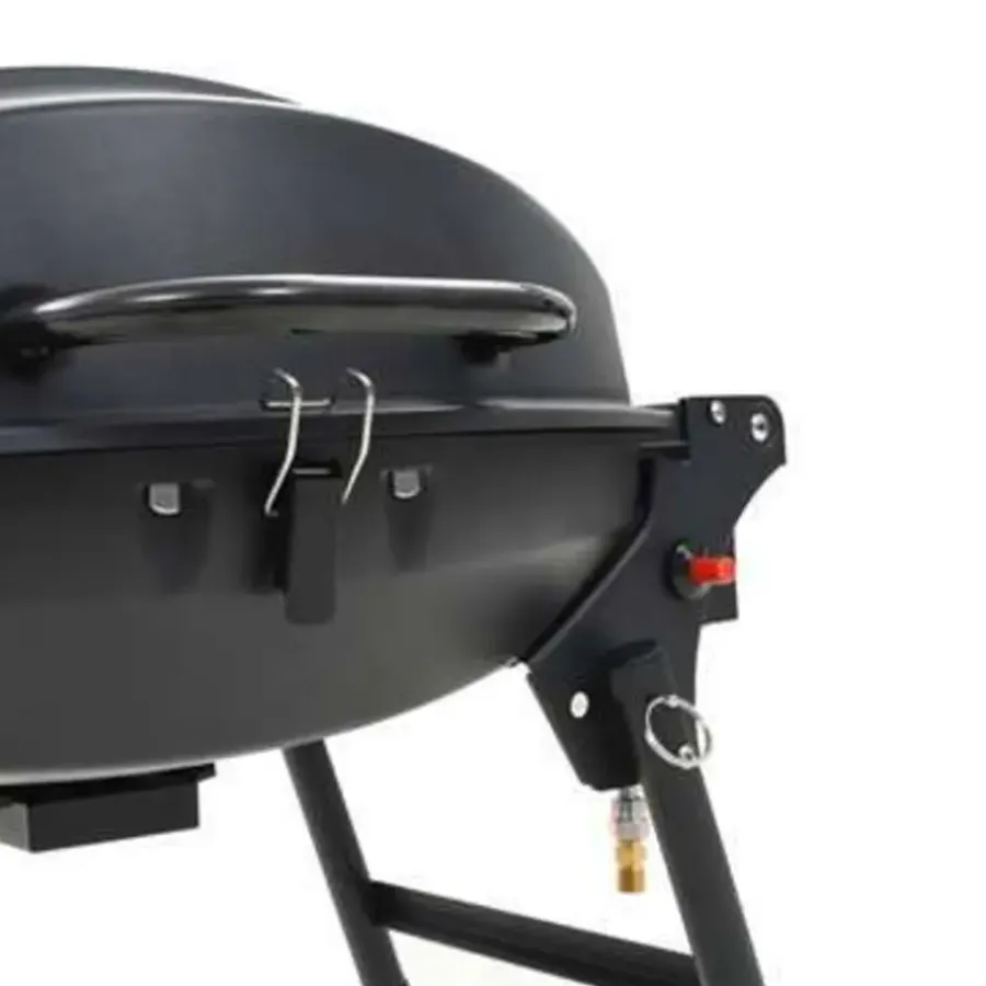 vidaXL - Barbecue - Zwart - Staal