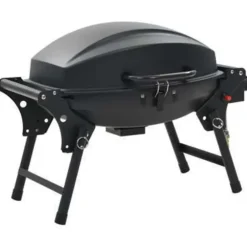 vidaXL - Barbecue - Zwart - Staal