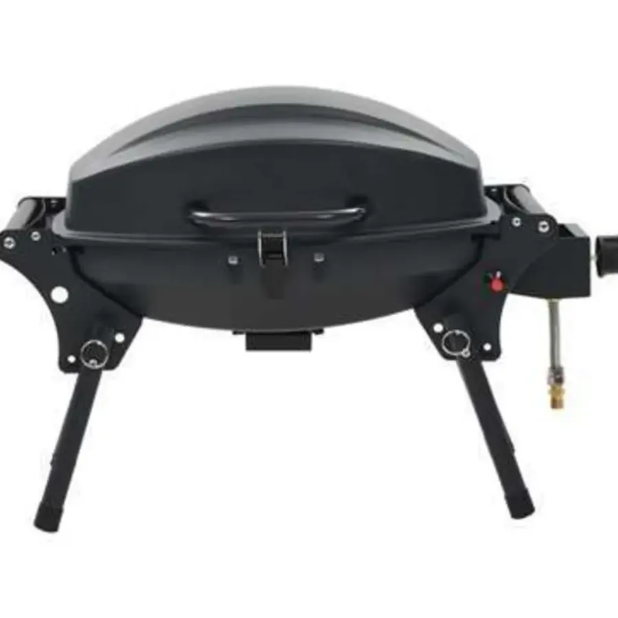 vidaXL - Barbecue - Zwart - Staal
