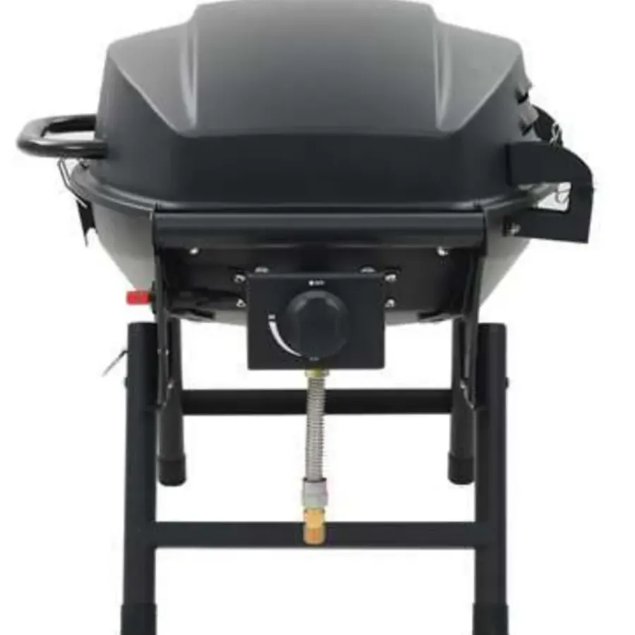 vidaXL - Barbecue - Zwart - Staal
