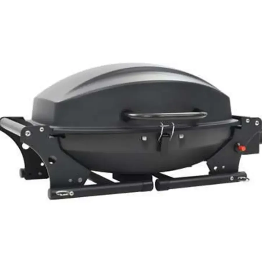 vidaXL - Barbecue - Zwart - Staal