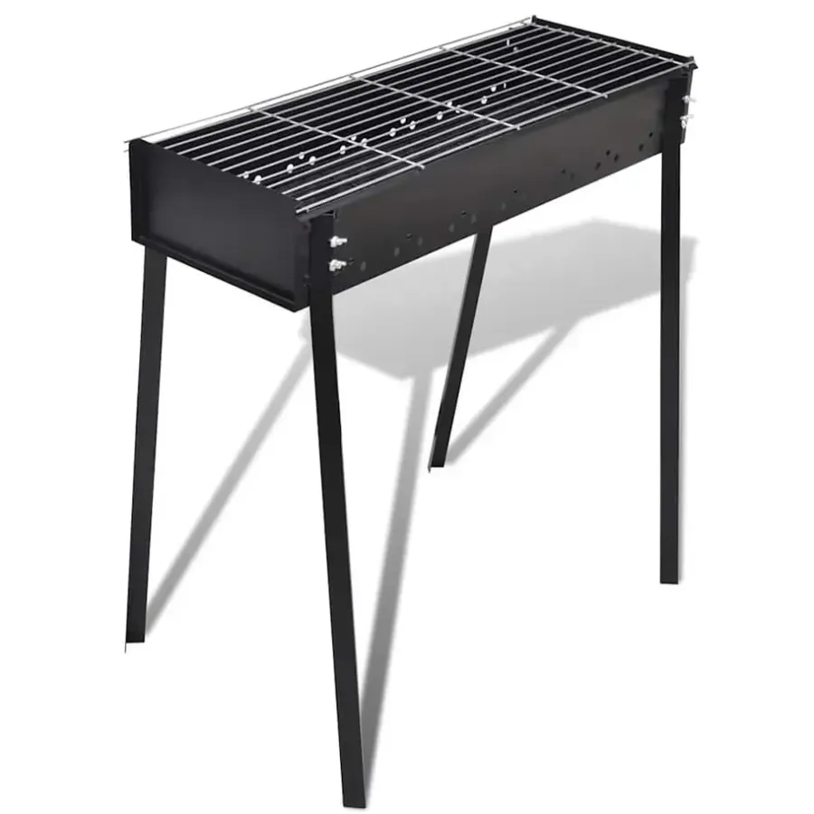 Barbecues En Accessoires-vidaXL - Barbecue - Zwart - Staal