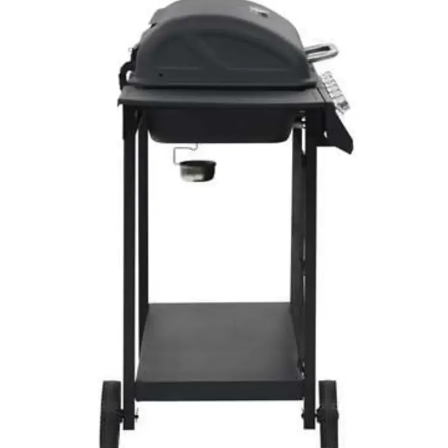 vidaXL - Barbecue - Zwart - Staal