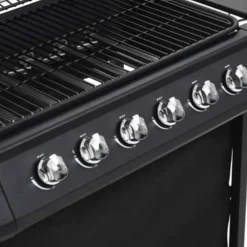 vidaXL - Barbecue - Zwart - Staal