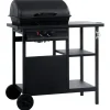 Barbecues En Accessoires-vidaXL - Barbecue - Zwart - Staal