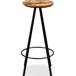 Barkrukken-vidaXL - Barkruk - Bruin - Hout - 2 stuks