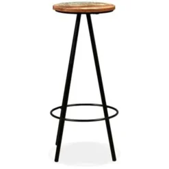 Barkrukken-vidaXL - Barkruk - Bruin - Hout - 2 stuks