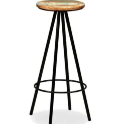 Barkrukken-vidaXL - Barkruk - Bruin - Hout - 2 stuks