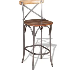 Barkrukken-vidaXL - Barkruk - Multikleur - Hout
