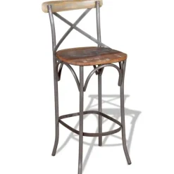 Barkrukken-vidaXL - Barkruk - Multikleur - Hout