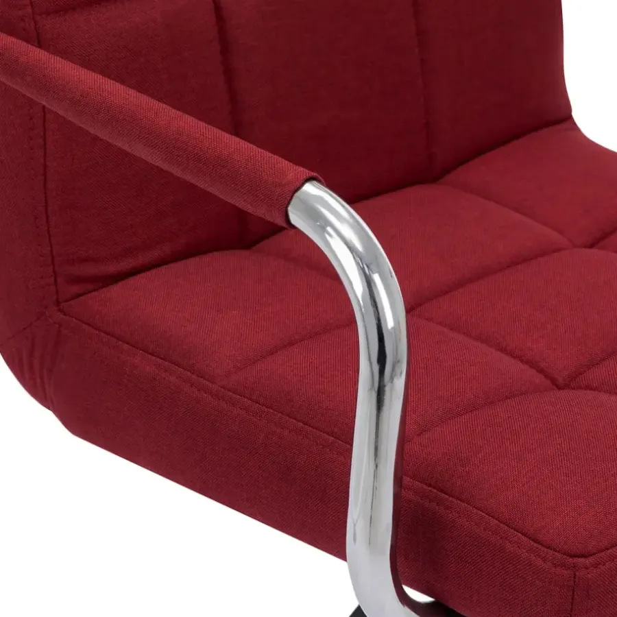 Barkrukken-vidaXL - Barstoel - Rood - Stof - 2 stuks