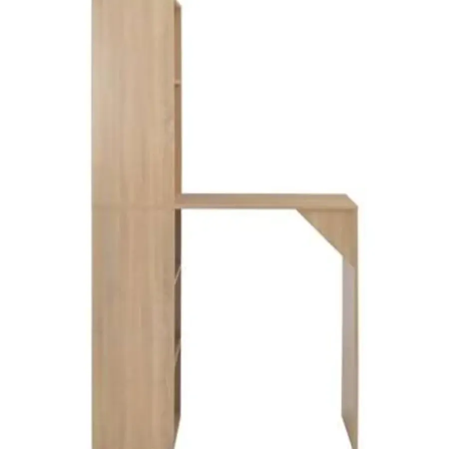 Bartafels-vidaXL - Bartafel - Bruin - Bewerkt hout