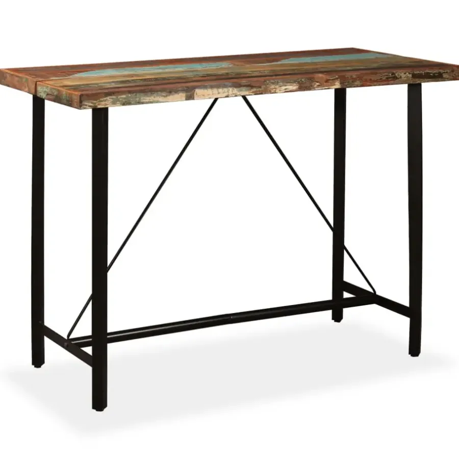 Bartafels-vidaXL - Bartafel - Bruin - Hout - 150 x 70 x 107 cm