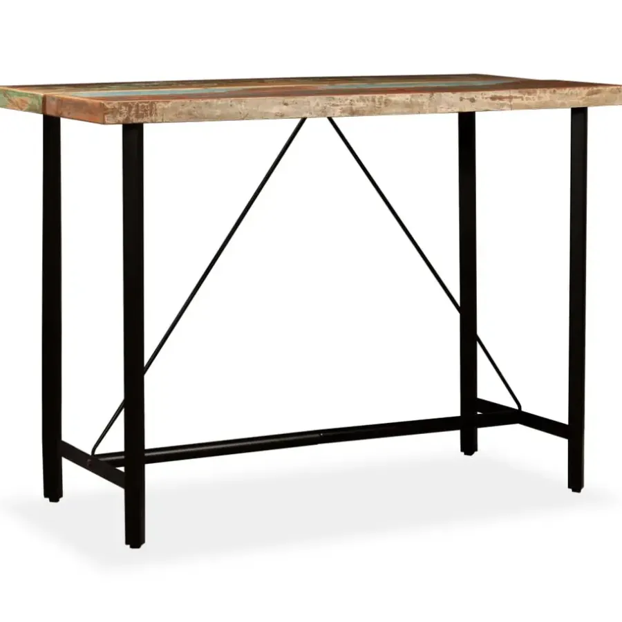 Bartafels-vidaXL - Bartafel - Bruin - Hout - 150 x 70 x 107 cm