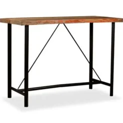Bartafels-vidaXL - Bartafel - Bruin - Hout - 150 x 70 x 107 cm