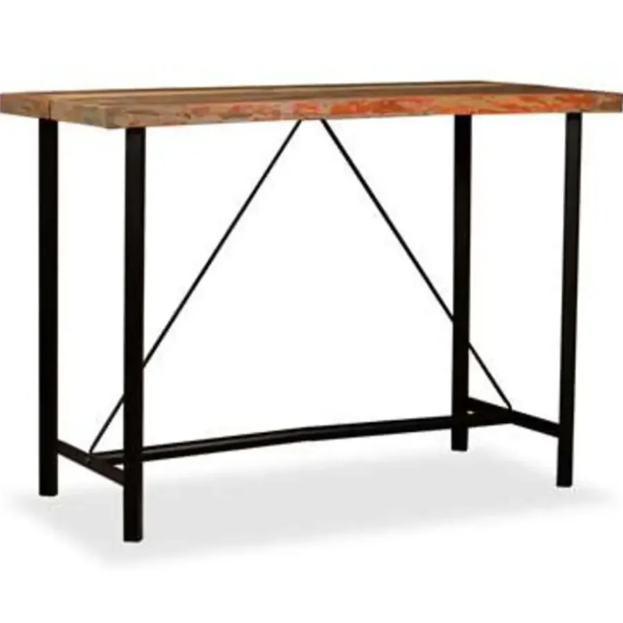 Bartafels-vidaXL - Bartafel - Bruin - Hout - 150 x 70 x 107 cm