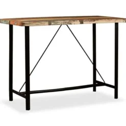 Bartafels-vidaXL - Bartafel - Bruin - Hout - 150 x 70 x 107 cm