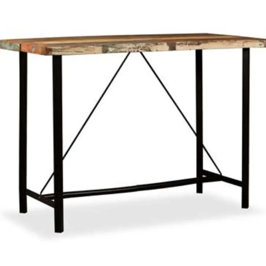 Bartafels-vidaXL - Bartafel - Bruin - Hout - 150 x 70 x 107 cm