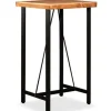 vidaXL - Bartafel - Bruin - Hout - 60 x 60 x 107 cm