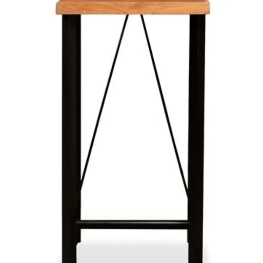 vidaXL - Bartafel - Bruin - Hout - 60 x 60 x 107 cm