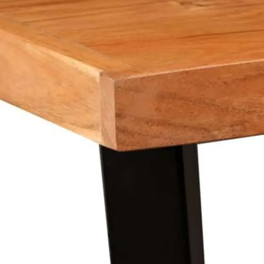 vidaXL - Bartafel - Bruin - Hout - 60 x 60 x 107 cm
