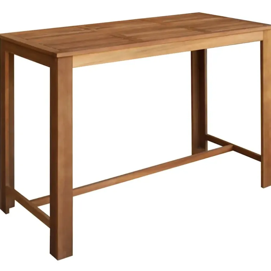 Bartafels-vidaXL - Bartafel - Bruin - Hout - 150 x 70 x 105 cm