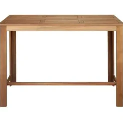 Bartafels-vidaXL - Bartafel - Bruin - Hout - 150 x 70 x 105 cm
