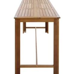 Bartafels-vidaXL - Bartafel - Bruin - Hout - 150 x 70 x 105 cm