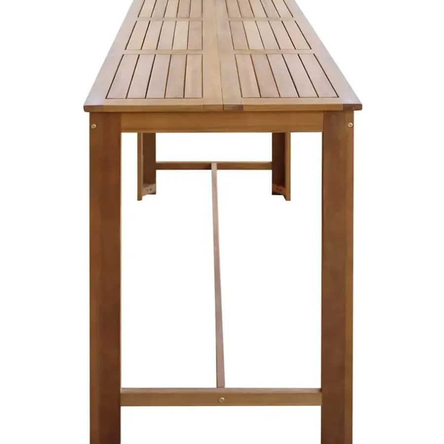 Bartafels-vidaXL - Bartafel - Bruin - Hout - 150 x 70 x 105 cm