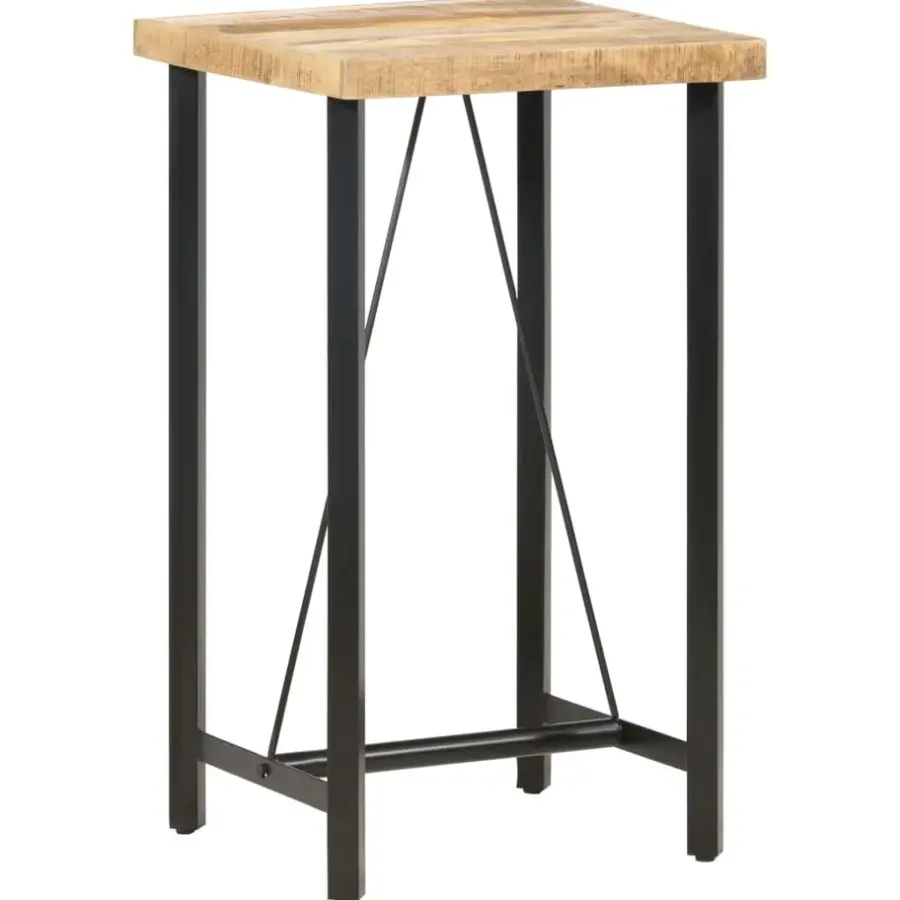 vidaXL - Bartafel - Bruin - Hout - 60 x 60 x 107 cm