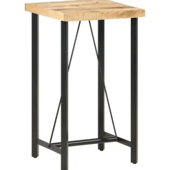vidaXL - Bartafel - Bruin - Hout - 60 x 60 x 107 cm