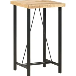 vidaXL - Bartafel - Bruin - Hout - 60 x 60 x 107 cm