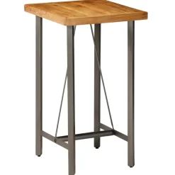 Bartafels-vidaXL - Bartafel - Bruin - Hout - 60 x 60 x 107 cm