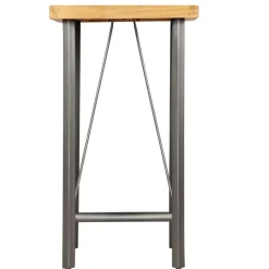Bartafels-vidaXL - Bartafel - Bruin - Hout - 60 x 60 x 107 cm
