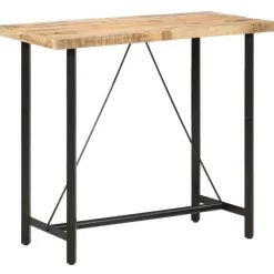 vidaXL - Bartafel - Bruin - Hout - 120 x 58 x 107 cm