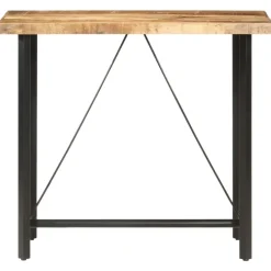 vidaXL - Bartafel - Bruin - Hout - 120 x 58 x 107 cm