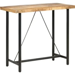 vidaXL - Bartafel - Bruin - Hout - 120 x 58 x 107 cm