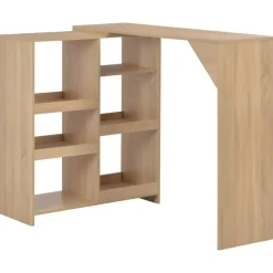 Bartafels-vidaXL - Bartafel - Bruin - Bewerkt hout