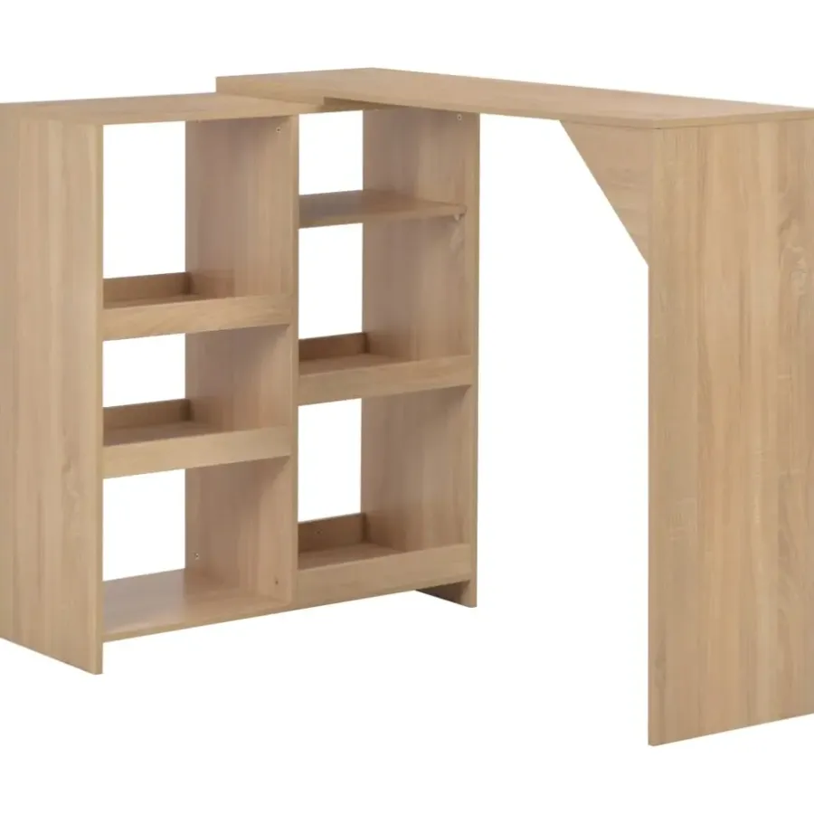Bartafels-vidaXL - Bartafel - Bruin - Bewerkt hout